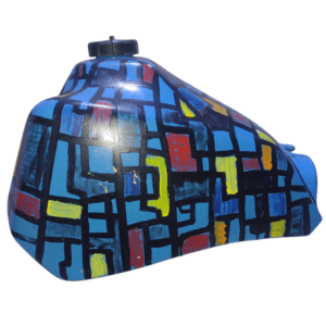 XT550, Tank "Hundertwasser" 20Liter